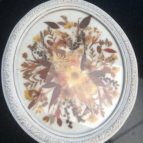 Dried Flower Tray or  Picture. - Picture 1 of 4